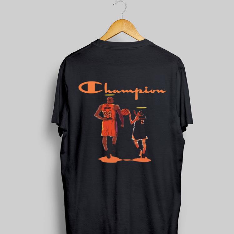 RIP Kobe and Bryant and Gianna Champion shirt 8