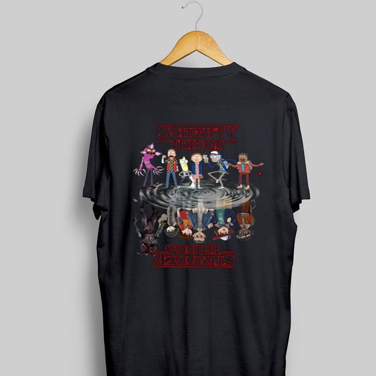 Rick And Morty reflection water mirror Stranger Things shirt 8