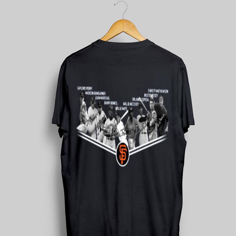 San Francisco Giants Gaylord Perry Madison Bumgarner Juan Marichal Barry Bonds shirt 9