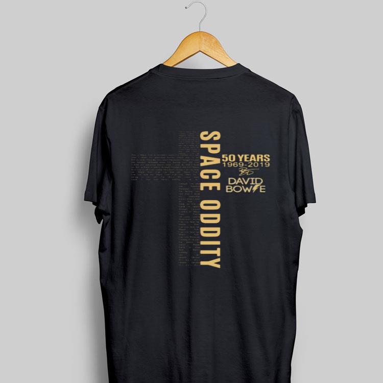 Space Oddity 50 years 1969 2019 David Bowie signature shirt 9