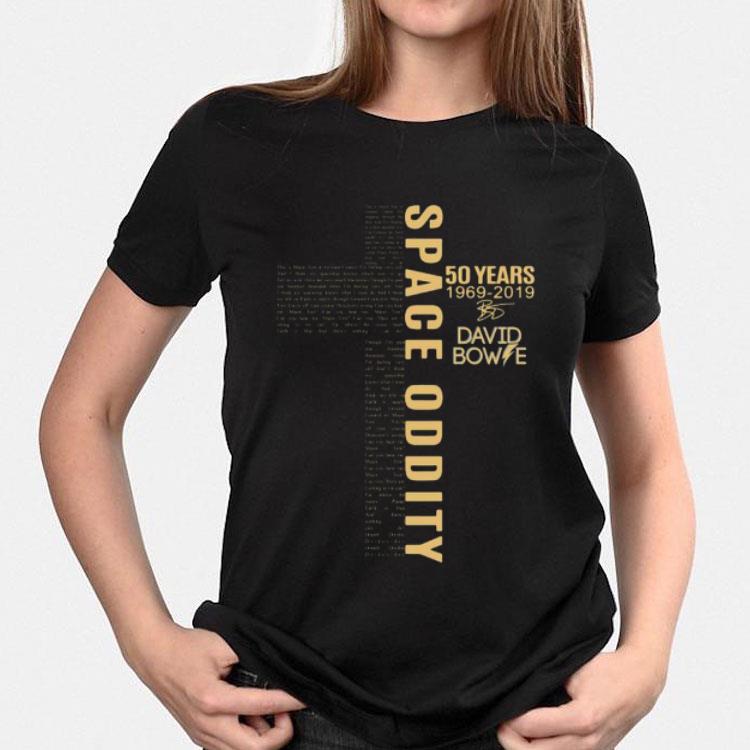 Space Oddity 50 years 1969 2019 David Bowie signature shirt 3 Space Oddity 50 years 1969 2019 David Bowie signature shirt 3