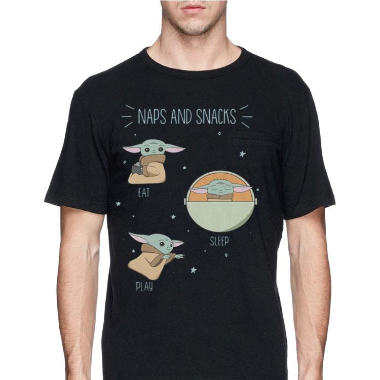 Star Wars The Mandalorian The Child Naps And Snacks shirt 12 Star Wars The Mandalorian The Child Naps And Snacks shirt
