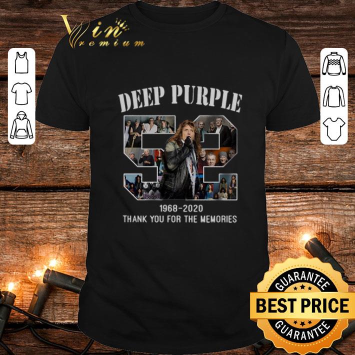 Top 52 year Deep Purple 1968 2020 Thank You For The Memories shirt 8