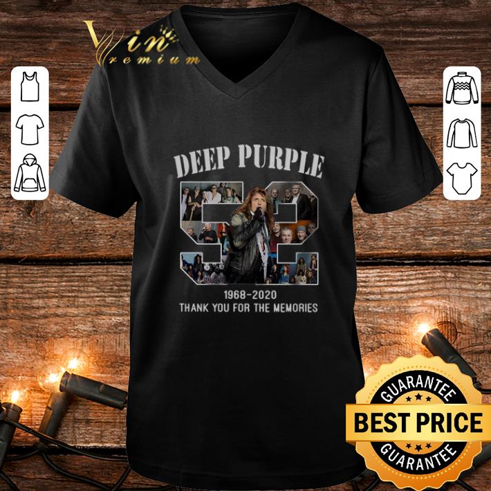 Top 52 year Deep Purple 1968 2020 Thank You For The Memories shirt 10 Top 52 year Deep Purple 1968 2020 Thank You For The Memories shirt