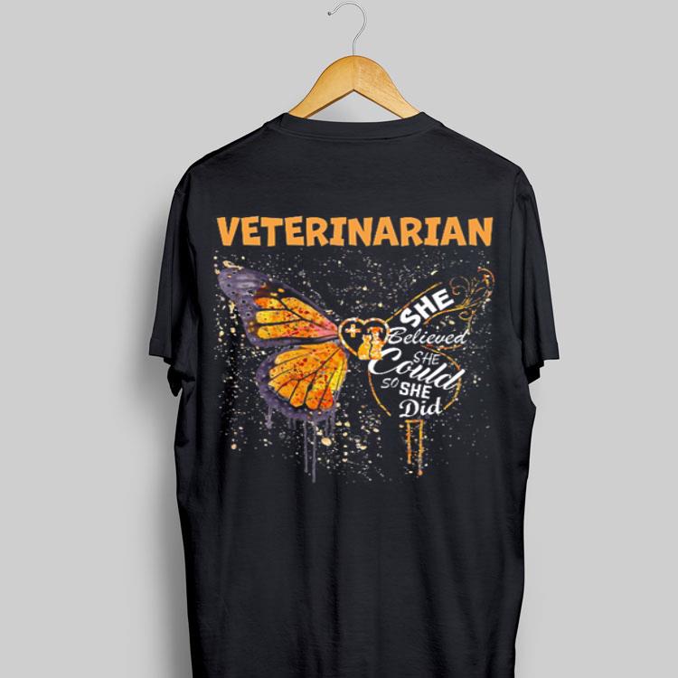 Veterinarian she believe she could so she did sweater 7