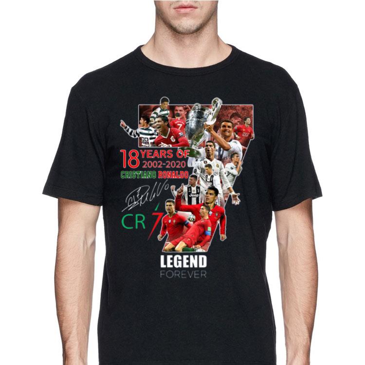 18 Years of Cristiano Ronaldo 2002 2020 legend forever signatures shirt 12 18 Years of Cristiano Ronaldo 2002 2020 legend forever signatures shirt