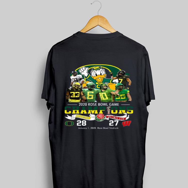 2020 Rose Bowl Game Champions Oregon Vs Wisconsin shirt 9