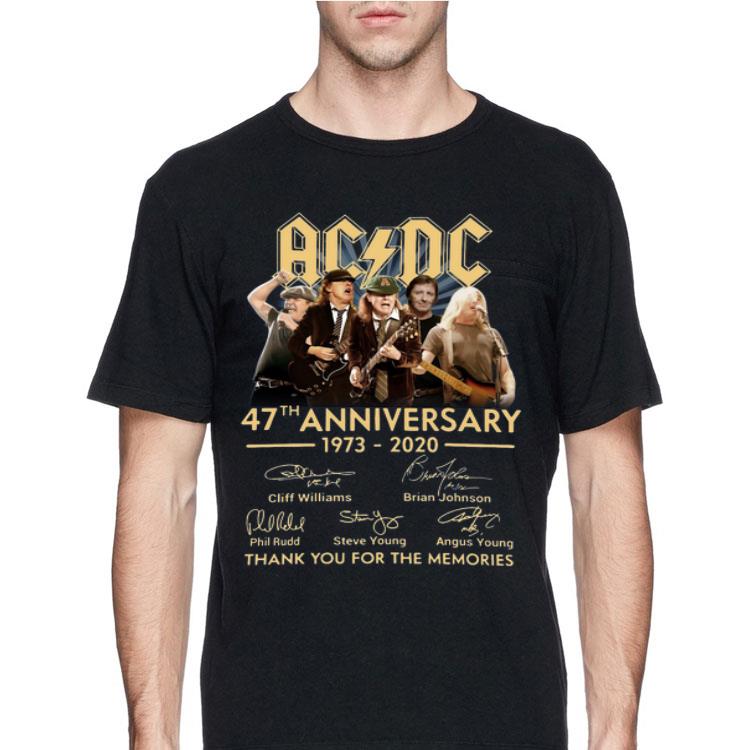 AC DC 47th anniversary thank you for the memories signatures shirt 12 AC DC 47th anniversary thank you for the memories signatures shirt