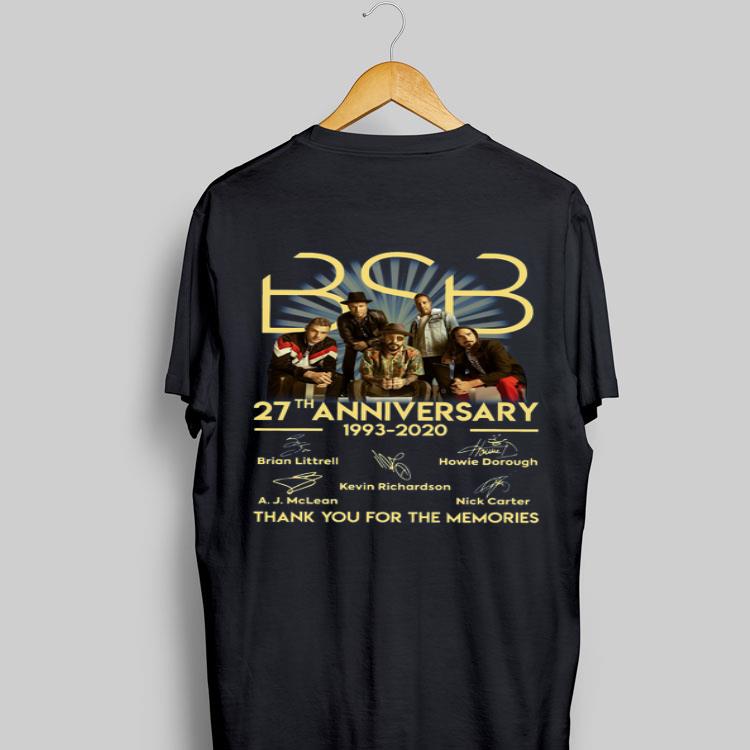 BSB 27th anniversary thank you for the memories signatures shirt 8