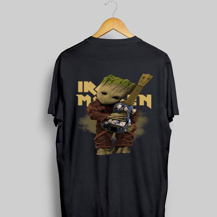 Baby Groot Hug Iron Maiden Guitar shirt 8