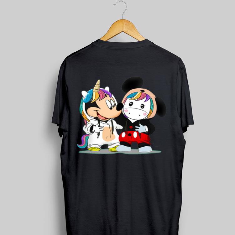 Baby Mickey Mouse And Baby Unicorn shirt 9