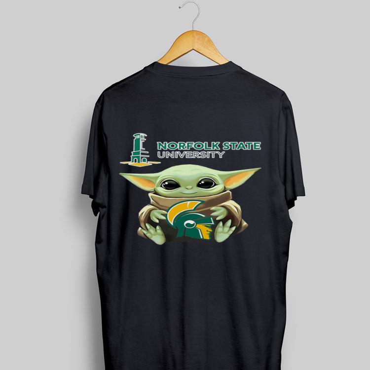 Baby Yoda Hug Norfolk State shirt 9