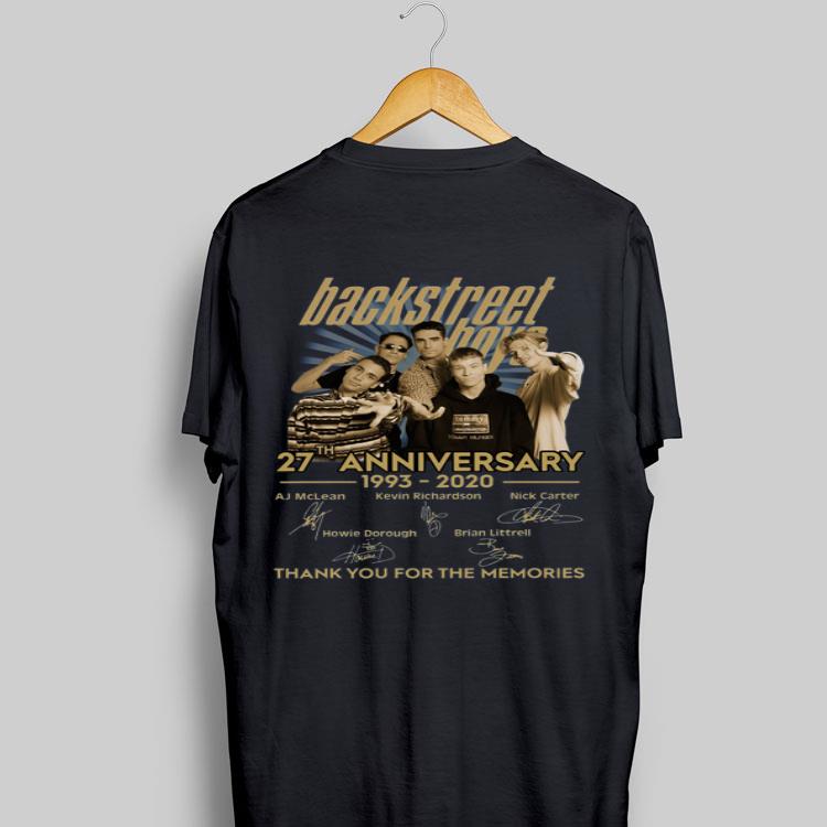 Backstreet Boys 27th anniversary thank you for the memories signatures shirt 8