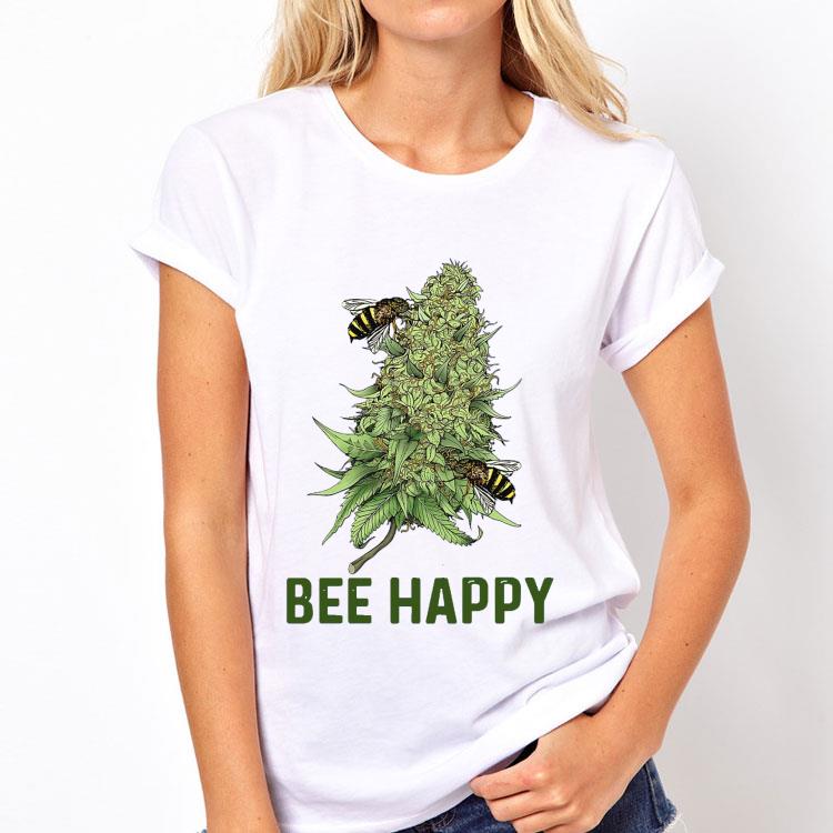 Bees Cannabis Bee Happy shirt 12 Bees Cannabis Bee Happy shirt