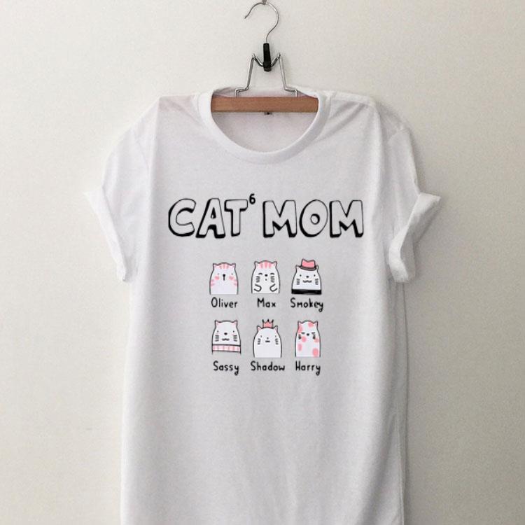 Cat Mom Oliver Max Smokey Sassy Shadow Harry shirt 8