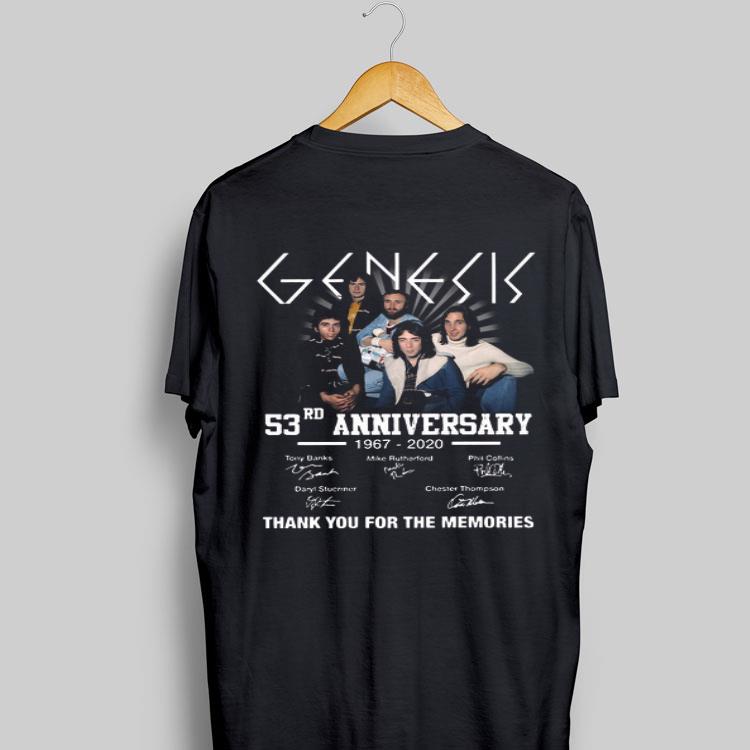 Genesis 53rd Anniversary 1967 2020 Thank You For The Memories Signatures shirt 8