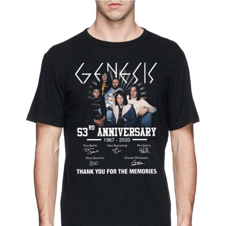Genesis 53rd Anniversary 1967 2020 Thank You For The Memories Signatures shirt 12 Genesis 53rd Anniversary 1967 2020 Thank You For The Memories Signatures shirt