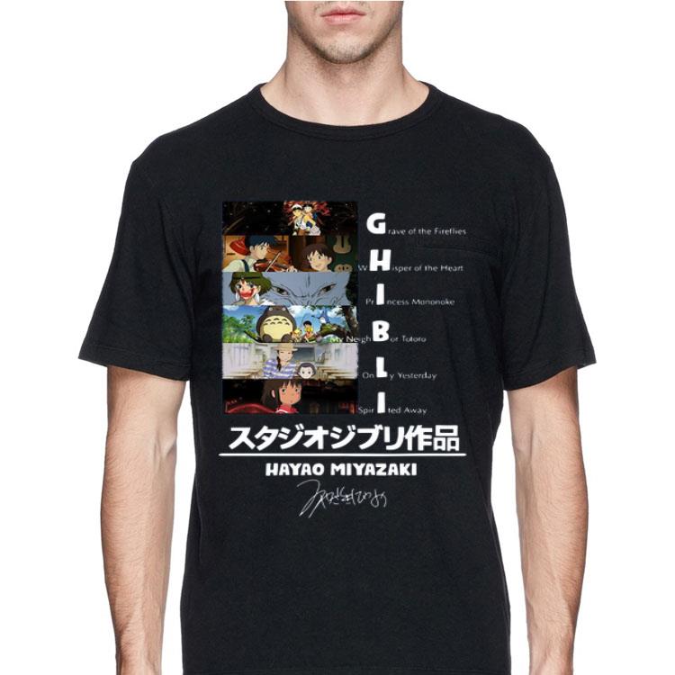 Ghibli Hayao Miyazaki Signature shirt 12 Ghibli Hayao Miyazaki Signature shirt
