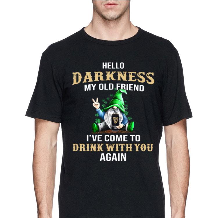 Gnomie hug Guinness hello darkness my old friend I’ve come to drink with you shirt 12 Gnomie hug Guinness hello darkness my old friend I’ve come to drink with you shirt