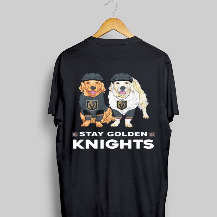 Golden Terrier Stay Golden Knights shirt 9