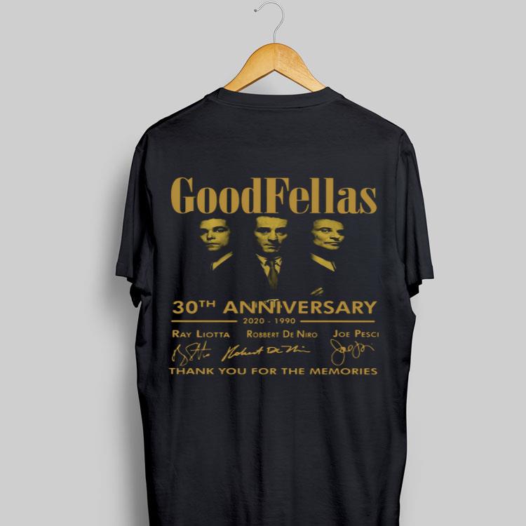 GoodFellas 30th anniversary 1990 2020 thank you for the memories signatures shirt 9