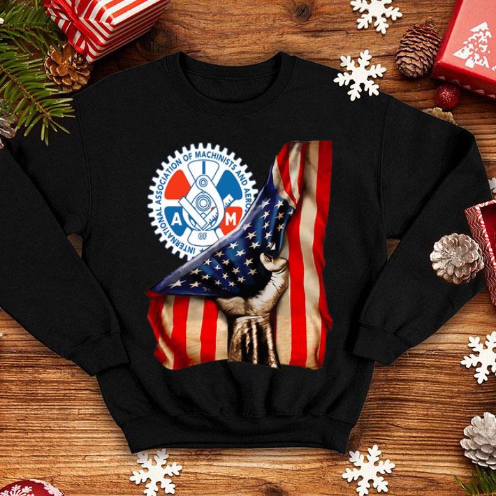 International Association Of Machinists & Aerospace Workers American Flag shirt 12 International Association Of Machinists & Aerospace Workers American Flag shirt