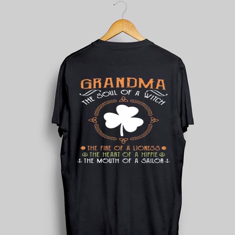 Irish Grandma The Soul Of A Witch The Fire Of A Lioness The Heart Of A Hippie shirt 8