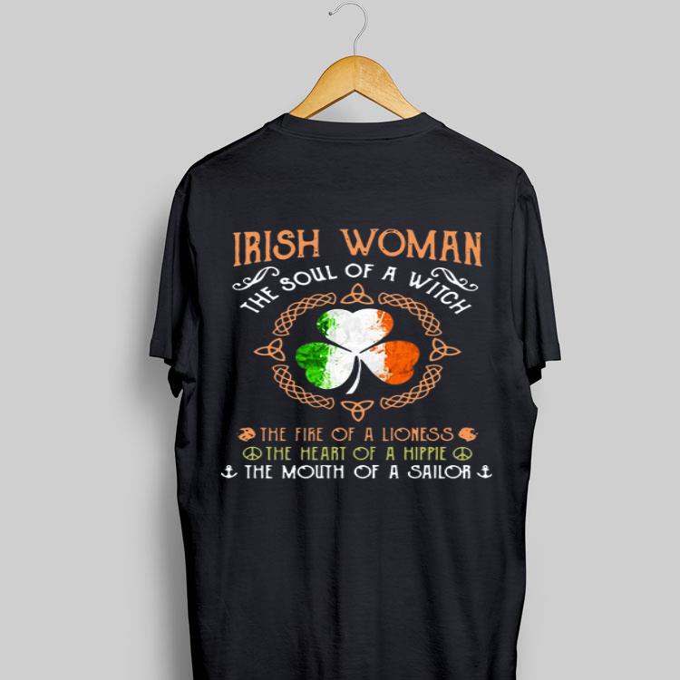 Irish Woman The Soul Of The Witch The Fire Of A Lioness The Heart Of A Hippie shirt 9