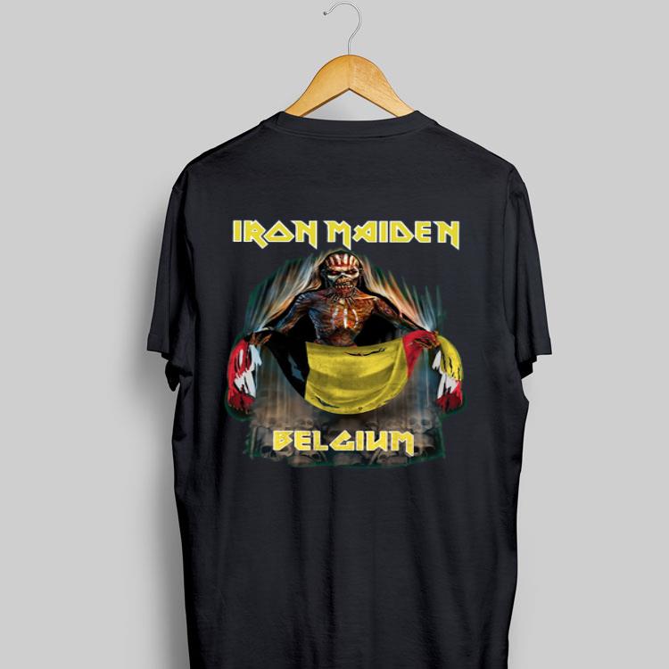 Iron Maiden Belgium flag shirt 8