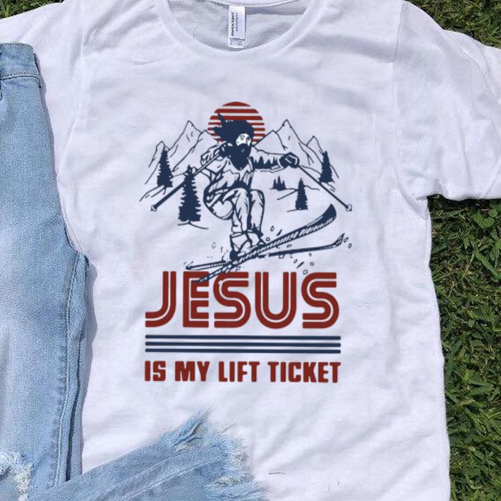 Jesus Is My Lift Ticket Skiing shirt 8