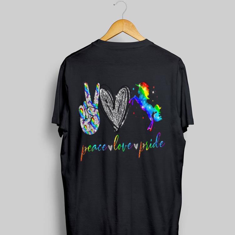 LGBT peace love pricle Heart Diamonds shirt 8