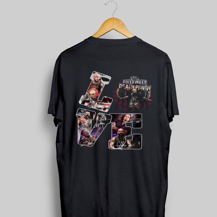 Love Five Finger Death Punch Signatures shirt 9