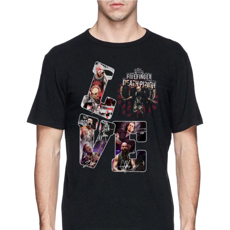 Love Five Finger Death Punch Signatures shirt 12 Love Five Finger Death Punch Signatures shirt