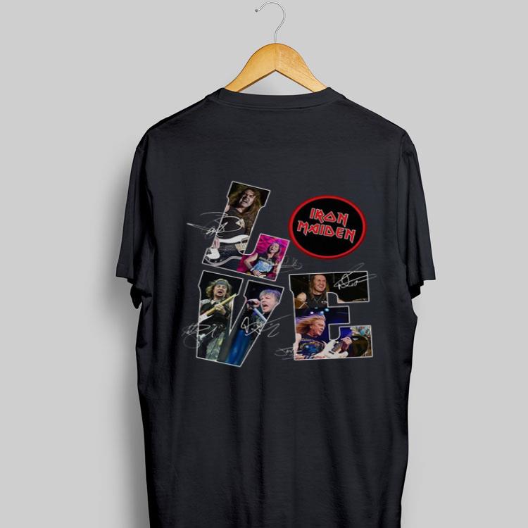 Love Iron Maiden Signatures shirt 8