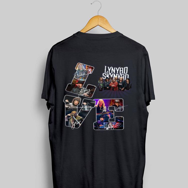 Love Lynyrd Skynyrd Signatures shirt 8