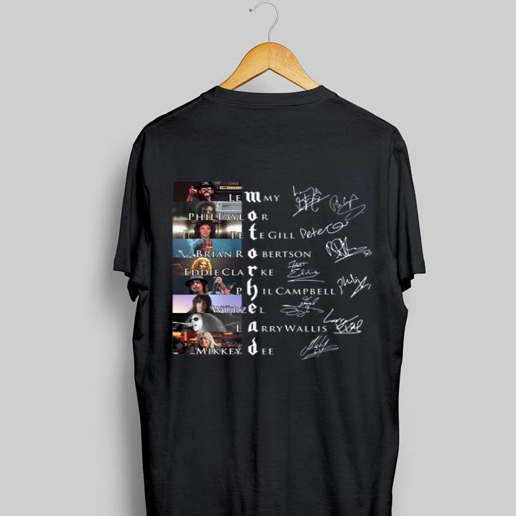 Motorhead Members signatures shirt 9