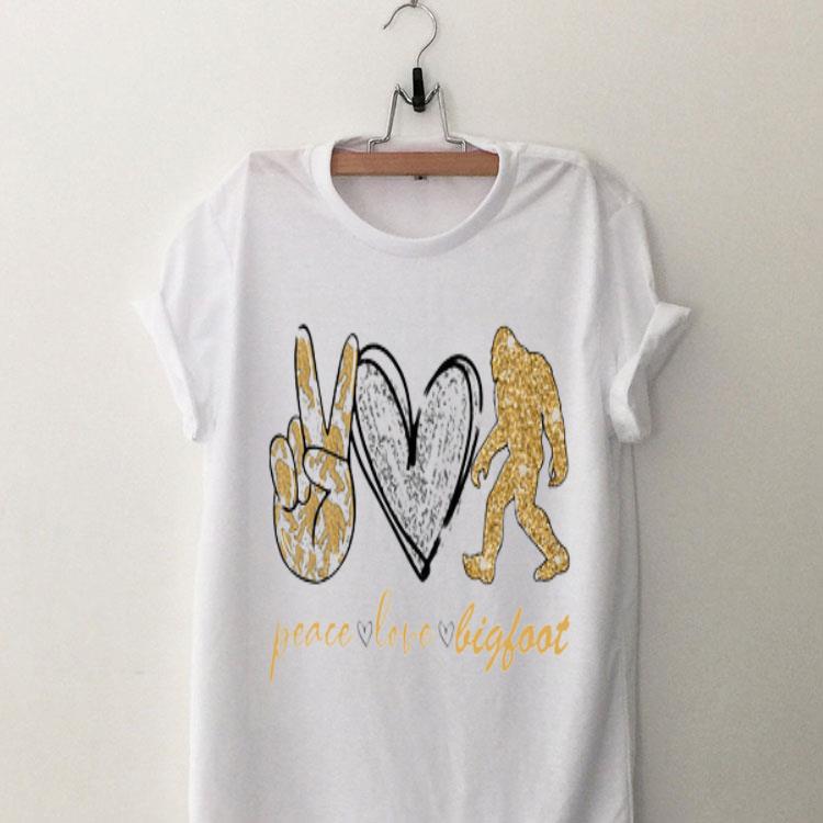 Peace Love Bigfoot shirt 8