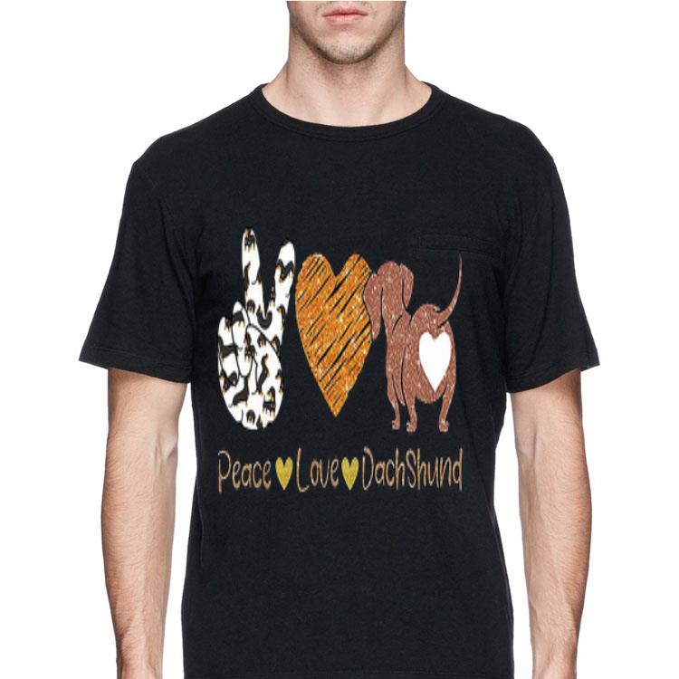 Peace Love PugDachhunds shirt 12 Peace Love PugDachhunds shirt