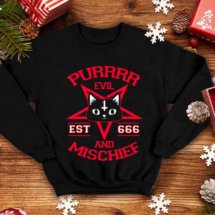 Purrrr Evil Est 666 And Mischief Devil Cat Occult Satanic Pentagram shirt 12 Purrrr Evil Est 666 And Mischief Devil Cat Occult Satanic Pentagram shirt