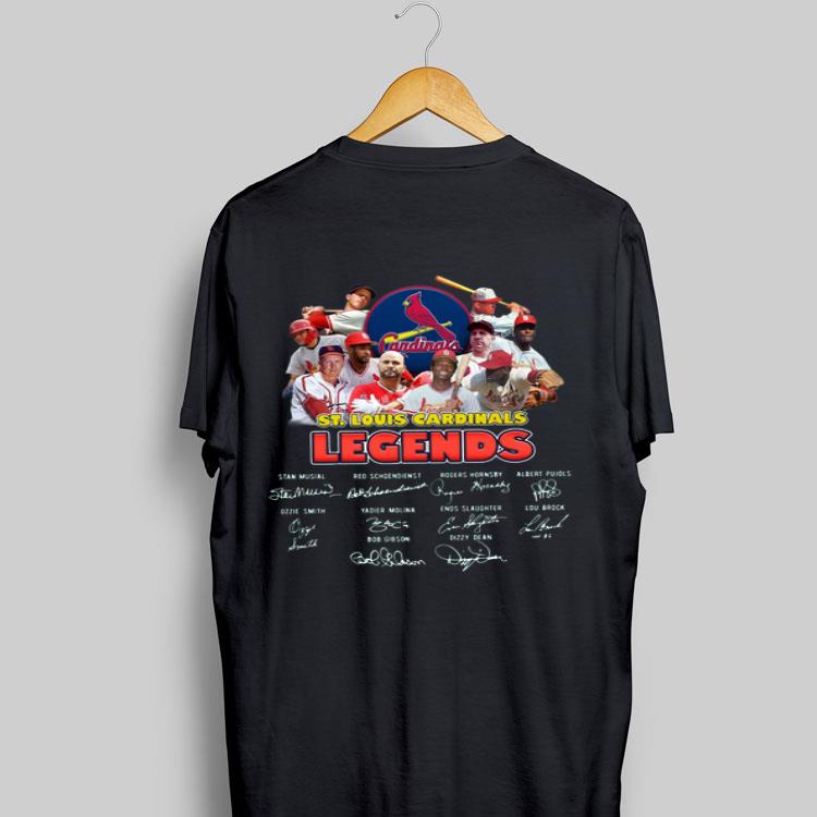 St. Louis Cardinals Legends Players Signatures shirt 9