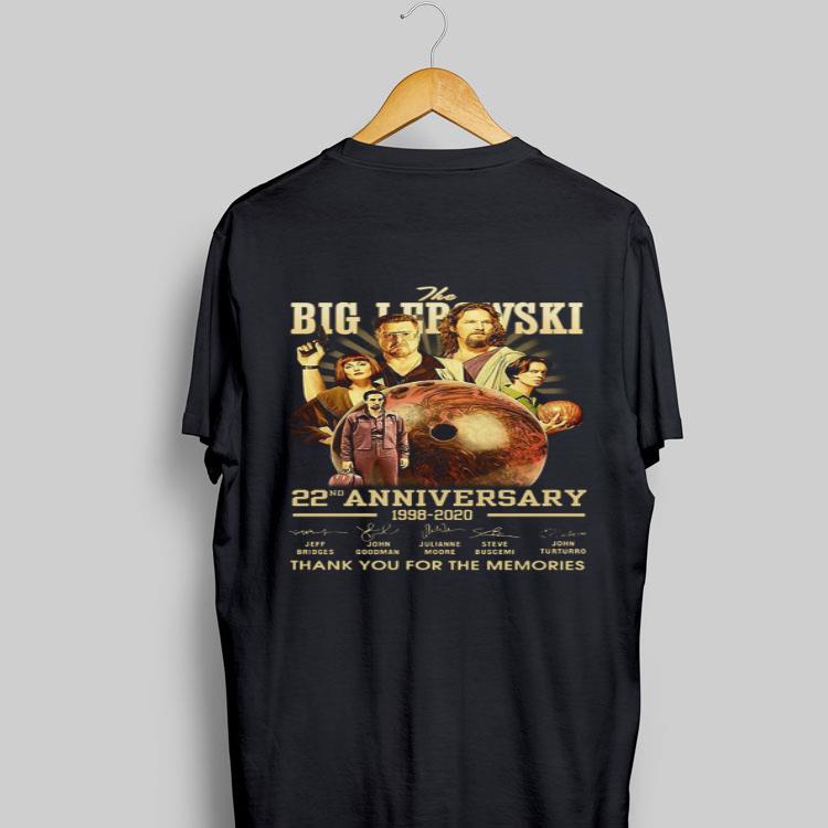 The Big Lebowski 22nd anniversary 1988 2020 thank you for the memories signatures shirt 8