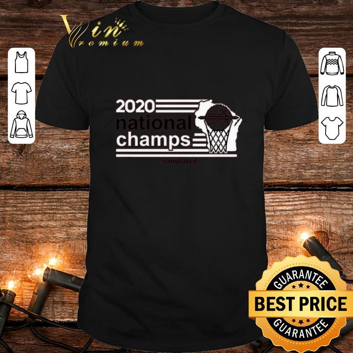 Top 2020 National Champs Simulated Sim Champs Basketball shirt 7