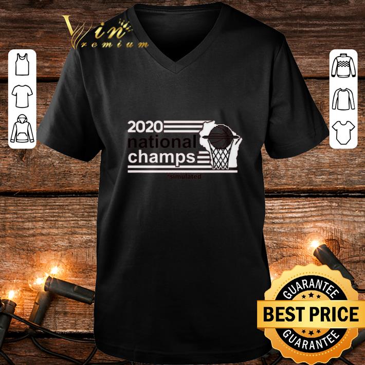 Top 2020 National Champs Simulated Sim Champs Basketball shirt 10 Top 2020 National Champs Simulated Sim Champs Basketball shirt