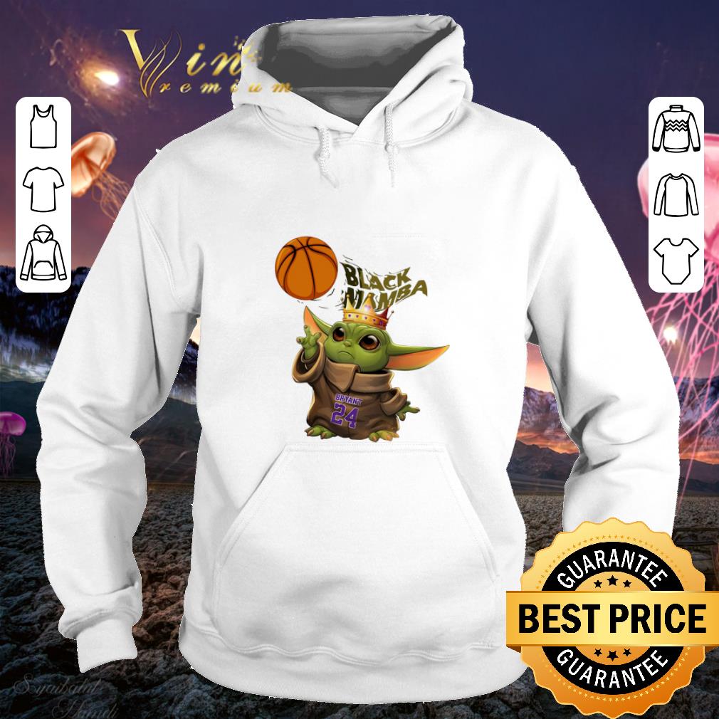 Top Baby Yoda mashup Black Mamba King Bryant 24 shirt