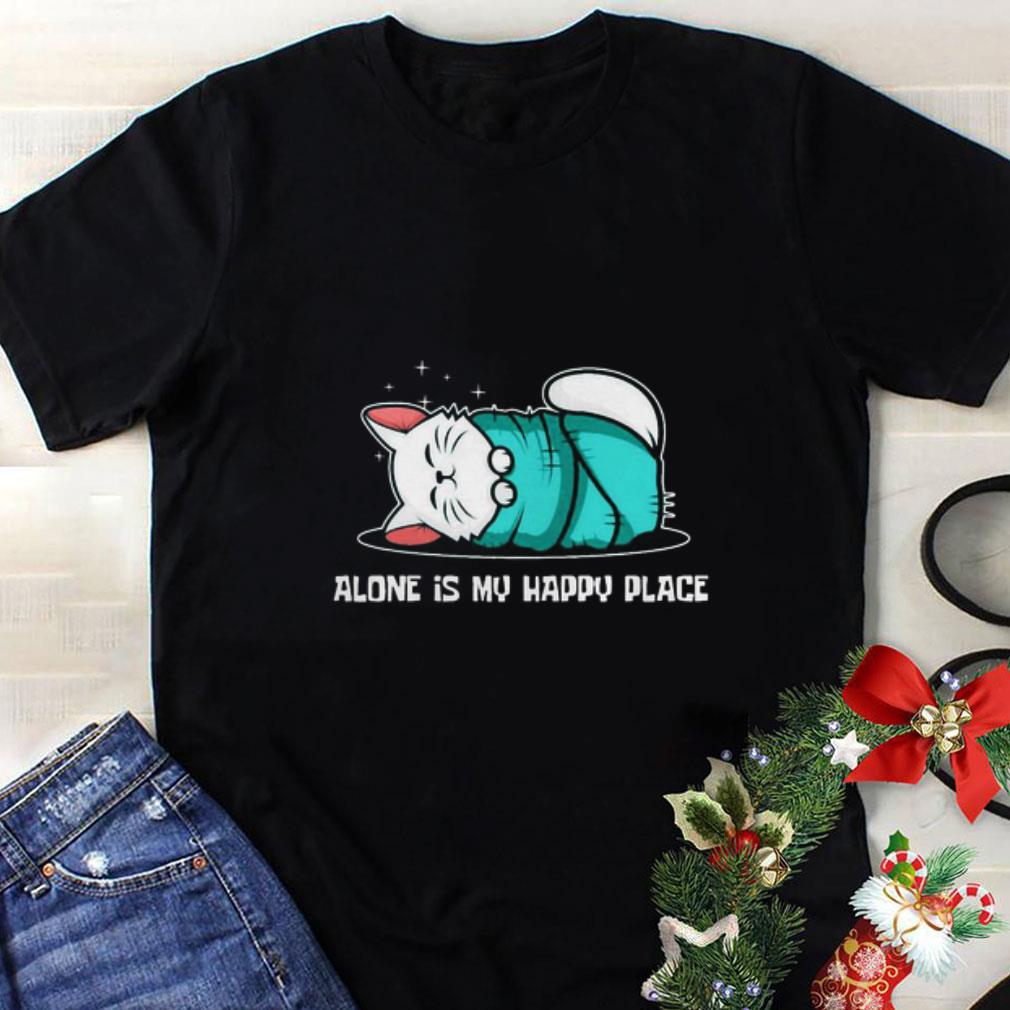 Top Cat sleep alone is my happy place shirt 6