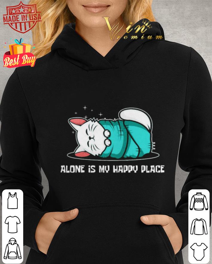 Top Cat sleep alone is my happy place shirt 2 Top Cat sleep alone is my happy place shirt 2