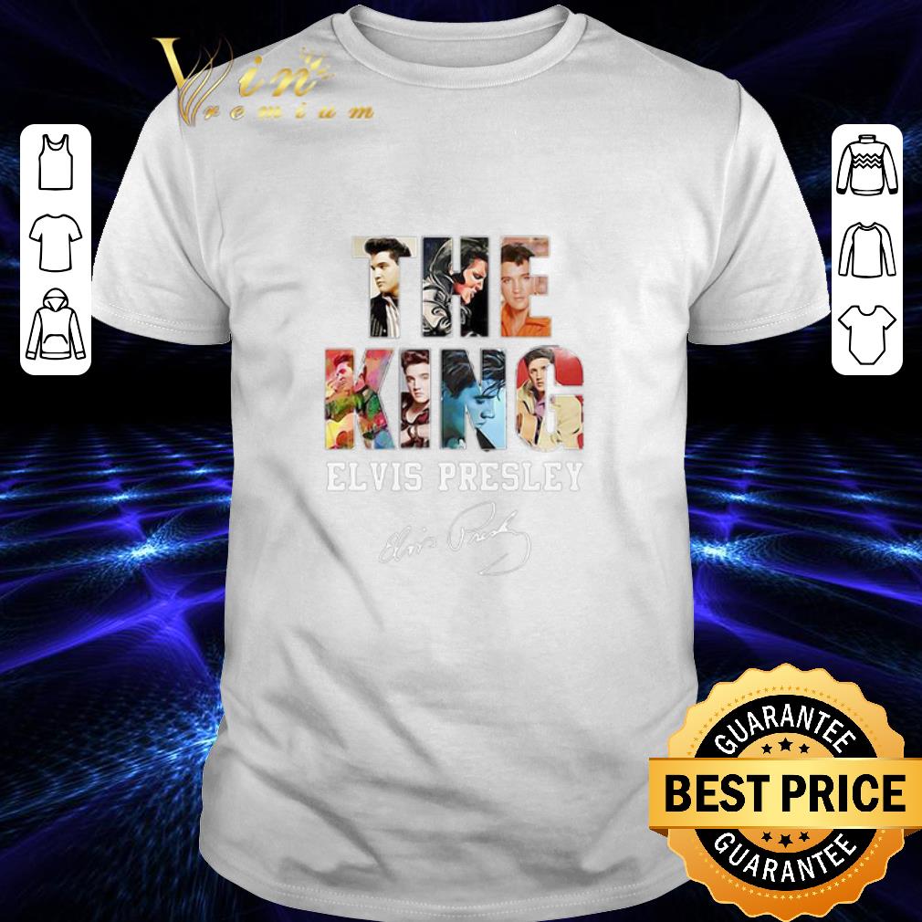 Top Elvis Presley The King of Rock and Roll Signature shirt 9