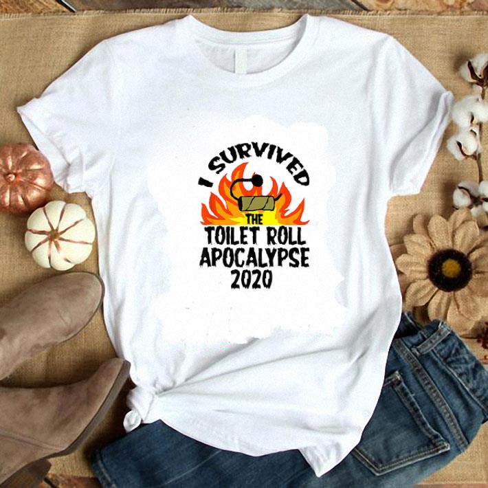 Top I survived the toilet roll apocalypse 2020 toilet paper shirt 6