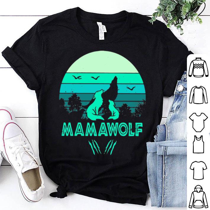 Vintage Mamawolf Mother's Day shirt 9