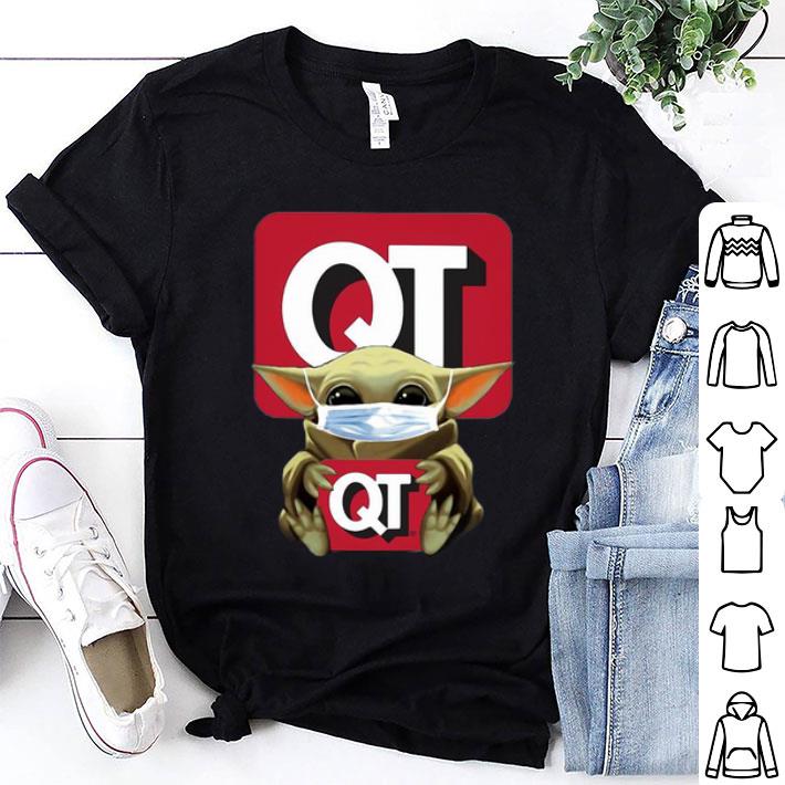 Star Wars Baby Yoda Mask Quiktrip Covid-19 shirt 8